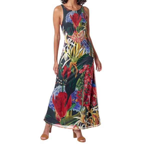 Desigual Dresses & Skirts - Desigual Alive Tropical Floral Maxi SZ M